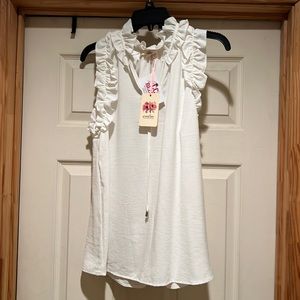 NWT Nice ruffled blouse.
